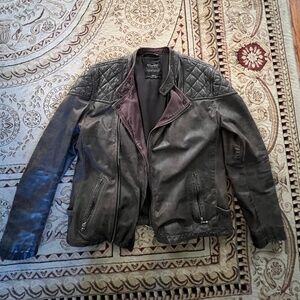 All saints convoy leather jacket
